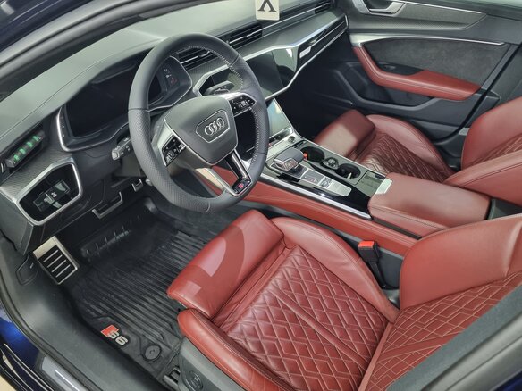 2020 Audi S6 V (C8), синий - вид 7