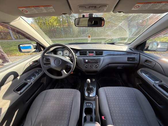 2004 Mitsubishi Lancer IX, чёрный, 260000 рублей - вид 9