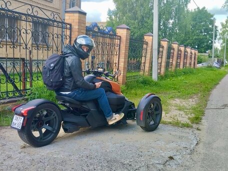 2022 BRP Can-Am Ryker, чёрный, 1400000 рублей, вид 3