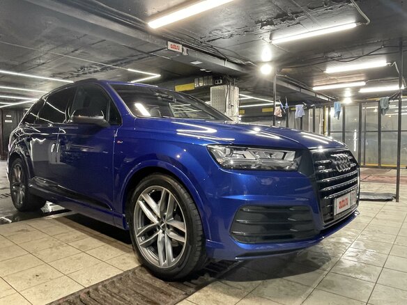 2016 Audi Q7 II (4M), синий - вид 1