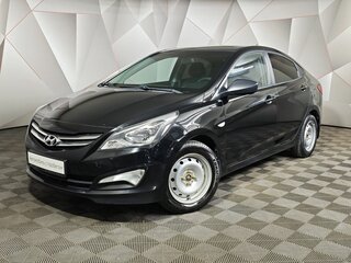 2015 Hyundai Solaris I Рестайлинг, чёрный, 679000 рублей, вид 1