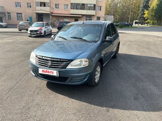 2010 Renault Logan I Рестайлинг, синий, 400000 рублей, вид 1