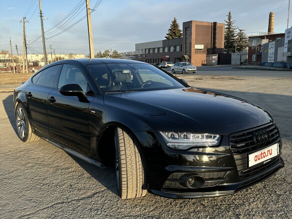 2015 Audi A7 I (4G) Рестайлинг, чёрный, 3900000 рублей - вид 1