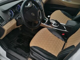 2010 Hyundai Sonata VI (YF), белый, 790000 рублей, вид 5