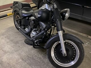 2010 Harley-Davidson Fat Boy, чёрный, 1200000 рублей, вид 5