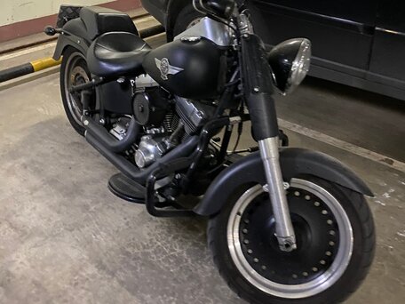2010 Harley-Davidson Fat Boy, чёрный, 1200000 рублей, вид 5
