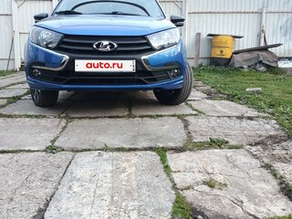 2021 Lada (ВАЗ) Granta I Рестайлинг, синий, 930000 рублей, вид 2