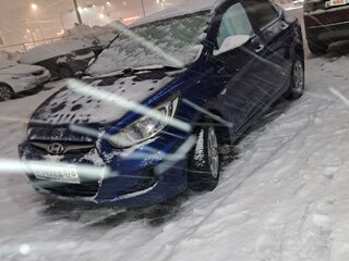2012 Hyundai Solaris I, синий, 780000 рублей, вид 2