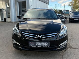 2014 Hyundai Solaris I Рестайлинг, чёрный, 1075000 рублей, вид 3