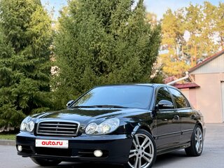 2008 Hyundai Sonata ТагАЗ IV (EF) Рестайлинг, чёрный, 800000 рублей, вид 1