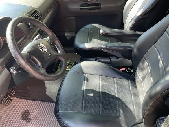 2002 Volkswagen Sharan I Рестайлинг, синий, 500000 рублей - вид 4