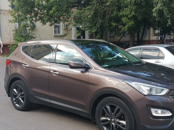 2013 Hyundai Santa Fe III, коричневый, 1630000 рублей