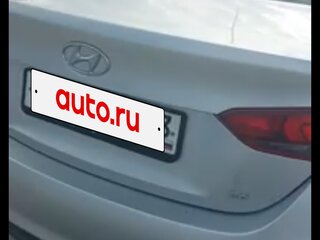2017 Hyundai Solaris II, серебристый, 1200000 рублей, вид 4
