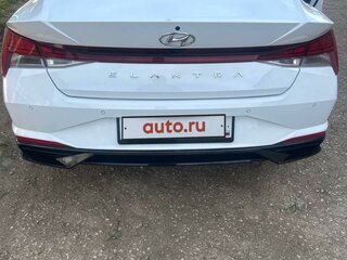 2021 Hyundai Elantra VII (CN7), белый, 2600000 рублей, вид 3