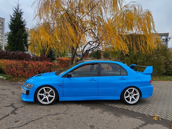 2007 Mitsubishi Lancer Evolution IX, голубой, 3200000 рублей - вид 12