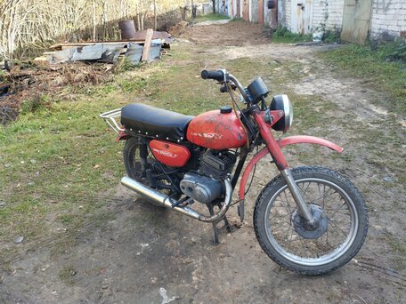 1993 Minsk (Минск) М 125Х Лесник, красный, 25000 рублей, вид 2
