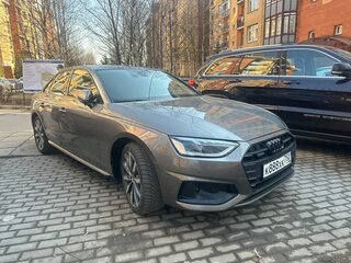 2021 Audi A4 40 TFSI V (B9) Рестайлинг, серый, 3500000 рублей, вид 3