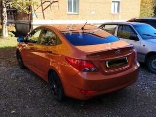 2014 Hyundai Solaris I, оранжевый, 1000000 рублей, вид 5