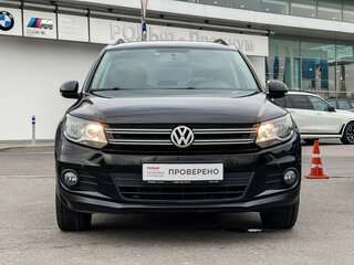 2014 Volkswagen Tiguan I Рестайлинг, чёрный, 1397000 рублей, вид 2