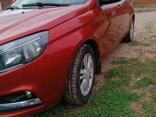 2016 Lada (ВАЗ) Vesta I, красный, 880000 рублей, вид 1