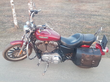 2009 Harley-Davidson Sportster 1200, пурпурный, 780000 рублей, вид 5