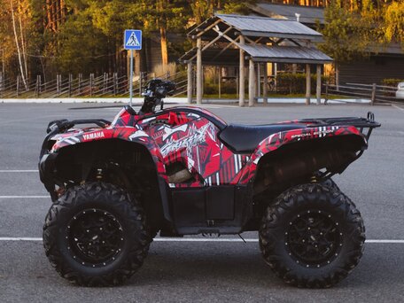 2008 Yamaha Grizzly 700, чёрный, 780000 рублей, вид 3