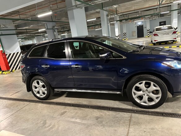 2011 Mazda CX-7 I Рестайлинг, синий, 1100000 рублей - вид 3