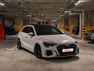 2021 Audi A3 Sportback 35 TFSI IV (8Y), белый, 3050000 рублей, вид 2
