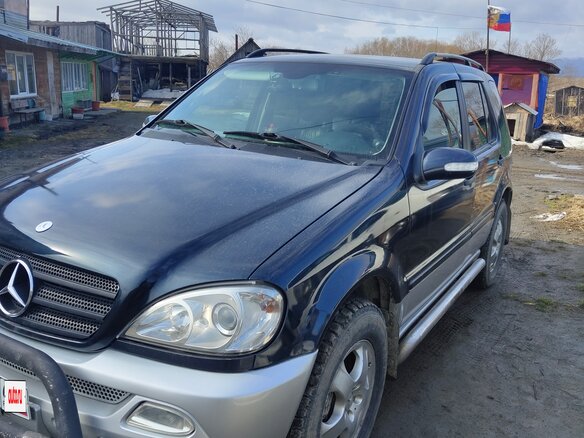 2002 Mercedes-Benz M-Класс 270 I (W163) Рестайлинг, синий, 698000 рублей