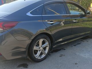 2018 Hyundai Sonata VII (LF) Рестайлинг, серый, 1690000 рублей, вид 2