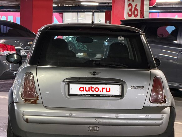 2003 Mini Hatch Cooper I (R50), серебристый - вид 3
