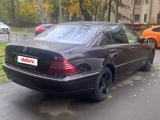 2002 Mercedes-Benz S-Класс 500 IV (W220) Рестайлинг, фиолетовый, 450000 рублей, вид 4