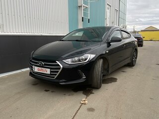 2016 Hyundai Elantra VI (AD), чёрный, 1525000 рублей, вид 2