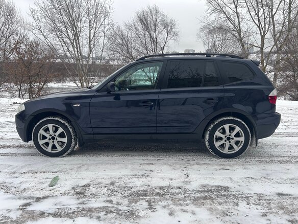 2008 BMW X3 30d I (E83) Рестайлинг, синий, 1500000 рублей - вид 8