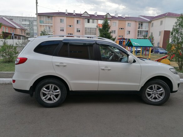 2011 Hyundai Santa Fe II Рестайлинг, белый, 1399000 рублей - вид 1