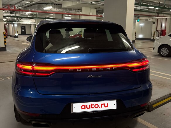 2021 Porsche Macan I Рестайлинг, синий, 4160000 рублей - вид 8