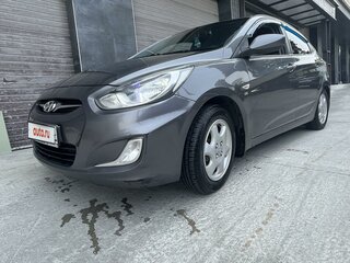 2012 Hyundai Solaris I, чёрный, 920000 рублей, вид 1