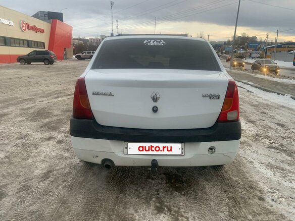 2009 Renault Logan I, белый, 350000 рублей - вид 5