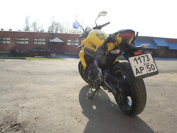 2012 Kawasaki ER-6N, жёлтый, 380000 рублей - вид 7