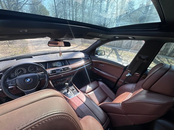 2011 BMW 5 серии Gran Turismo 535i VI (F10/F11/F07), синий, 1900000 рублей - вид 7