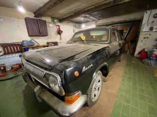 1977 ГАЗ 24 «Волга» 24 I (24), чёрный, 400000 рублей, вид 1