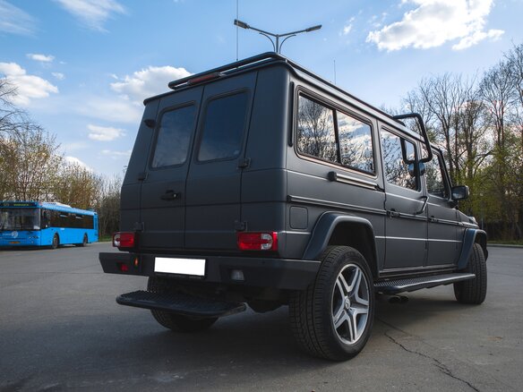 2008 Mercedes-Benz G-Класс AMG 55 AMG I (W463) Рестайлинг, серый - вид 1