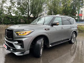 2018 Infiniti QX80 I Рестайлинг 2, серый, 5000000 рублей, вид 1