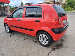 2008 Hyundai Getz I Рестайлинг, красный, 450000 рублей, вид 3