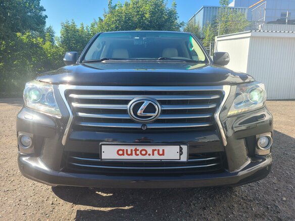 2012 Lexus LX 570 III Рестайлинг, чёрный, 4600000 рублей