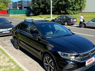 2021 Volkswagen Polo VI, чёрный, 2400000 рублей, вид 5