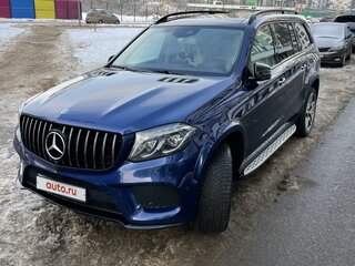 2017 Mercedes-Benz GLS 400 I (X166), синий, 3990000 рублей, вид 1