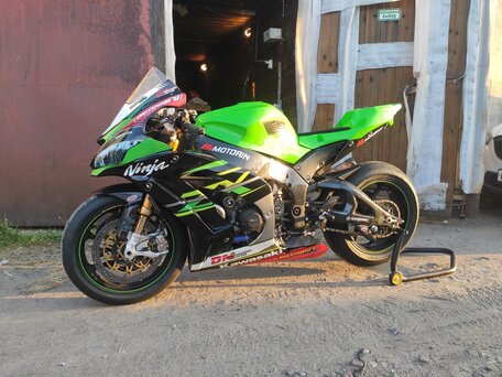 2018 Kawasaki ZX-10R Ninja, зелёный, 1500000 рублей, вид 3