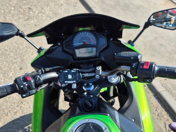 2012 Kawasaki ER-6F (Ninja 650R), зелёный, 420000 рублей - вид 13