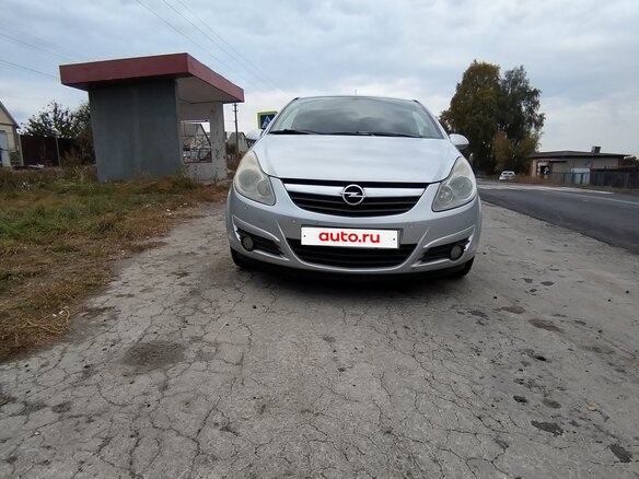 2007 Opel Corsa D, серебристый, 420000 рублей